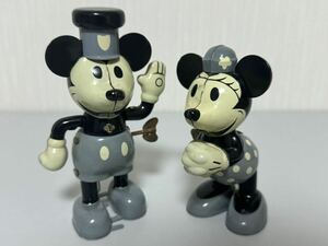 ミッキーマウス ミニーマウス ゼンマイ ブリキ レトロ おもちゃ ディズニー ミッキー ミニー Mickey Minnie Disney 昭和レトロ 可動OK 希少