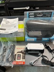 JVC ビデオカメラ　EVERIO GZ-HM133-W セット品