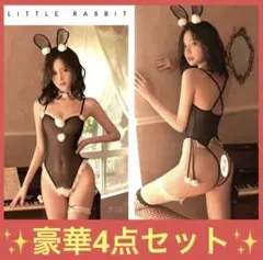 【新品未使用】 バニーガール \♥/ 豪華4点セット