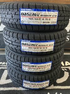 【送料無料】日本製4本SET【23年製造】TOYOガリットGIZ 155/65R14(155/65-14) スタッドレス 冬 軽自動車 ホンダ N-BOX N-ONE N-WGN 他