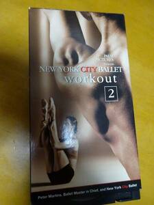 VHSビデオ　NEW YORK CITY BALLET WORKOUT2