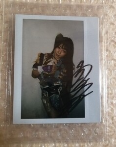 スターダム 中野たむ 直筆 サイン入 ポラロイドチェキ 硬質ケース入 全敗チャンピオン コズエン STARDOM 女子プロレス 赤いベルト王者 たむ