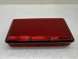 SD1400-241119-034【現状品】任天堂 ニンテンドー3DS 本体のみ レッド 通電確認済み 現状品