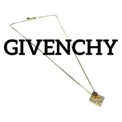 【超激レア】 GIVENCHY ネックレス Gロゴ ゴールド スクエア 極美品