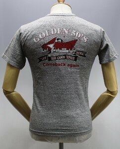 THE FLATHEAD (フラットヘッド) TKT-018 / GOLDEN 50S Tee / クルーネックTシャツ 未使用品 グレー size S