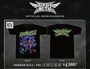 【定価スタート】新品未開封 XLサイズ ドリームフェスティバル 物販 限定 完売品 MIRROR BALL TEE BABYMETAL Tシャツ XL ドリフェス 幕張 