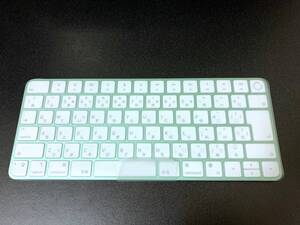 ほぼ未使用 Apple Magic Keyboard 3 Touch ID JIS グリーン iMac 24インチ M1 付属品 Mac Mac mini Studio MacBook Air Pro M2 M3 M4 ☆