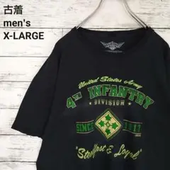 古着 BATTLE SPACE バトルスペース Tシャツ 歩兵 ビッグサイズXL