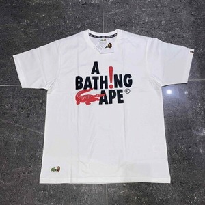 A BATHING APE 15ss LACOSTE ALIGATOR EATING APE TEE SIZE-4 アベイシングエイプ ラコステ アリゲーター イーティング エイプ 半袖Tシャツ