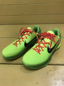 F039[スニーカー]NIKE KOBE 6 PROTRO GRINCH　27cm