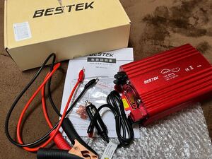 【新品同様】BESTEK 正弦波300Wインバーター　 インバーター DC12V シガーソケット BESTEK