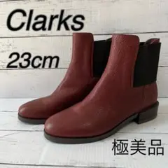 Clarks ショートブーツ マーケットウィッシュ トープレザー 23cm