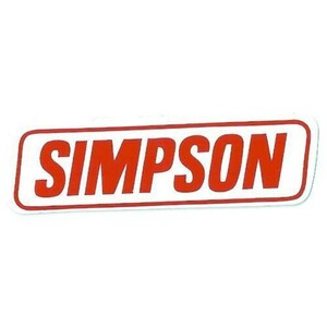 SIMPSON ミニレーシングデカール・ステッカー　世田谷ベース (ms031)