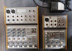 TAPCO MIX 50 & 60 MACKIE アナログミキサー