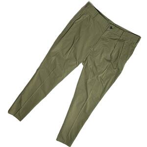 定価2.5万 junhashimoto COOL MAX 2 TUCK EASY TROUSERS 3 カーキ ジュンハシモト クールマックスイージータックパンツ akm wjk 1piu