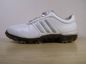 ◇ adidas アディダス PURE METAL BOA PLUS ピュアメタル ボア プラス GOLF【Q44897】◇ 25.0cm ゴルフシューズ ホワイト