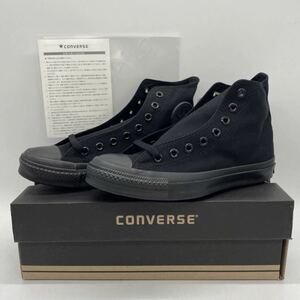 【25cm】新品 CONVERSE ALL STAR HI BLACK MONOCHROME コンバース オールスター ハイ ブラック モノクローム インドネシア製 (M3310) 2351