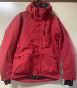 ☆即決☆新品☆CLWR ACE JACKET ELECTRIC RED Sサイズ WEAR COLOUR レッド ジャケット シンプルデザイン 耐水撥水10000mm 大処分84%OFF