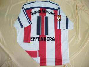 値下げ交渉 2001-02 バイエルンミュンヘン 11 エッフェンベルグ 選手実使用 adidas 検/01 2002 BAYERN MUNCHEN EFFENBERG MATCH WORN SHIRT