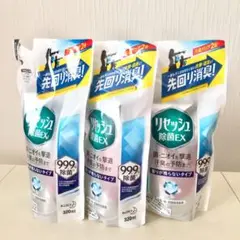 花王 リセッシュ 除菌EX 香りが残らないタイプつめかえ用 320ml 3個