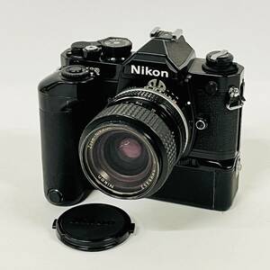 1円~【動作未確認】ニコン Nikon FM2 Zoom-NIKKOR 35-70mm 1:3.3-4.5 一眼レフ フィルムカメラ レンズ 付属品あり J100954