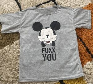 ★ミッキーマウス★FUXX YOU Tシャツ★レディース　Sサイズ★