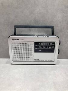 M187◇TOSHIBA 東芝 AM/FM ラジオ RADIO ポータブルラジオ TY-HR2 【訳あり】250114