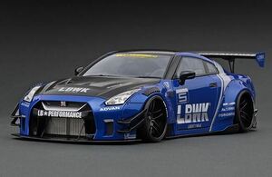 1/18 ignition model イグニッションモデル 1/18 LB-WORKS Nissan GT-R R35 Type 2 Blue 新品