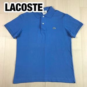 LACOSTE ラコステ 半袖ポロシャツ ブルー 3 ワニ