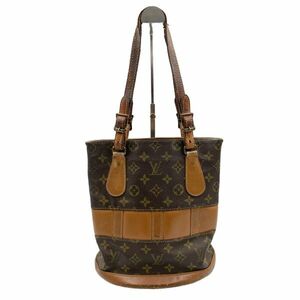 1円スタート LOUIS VUITTON ルイヴィトン モノグラム USA限定 バケット PM T42238