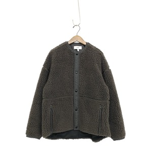 HYKE ハイク FAUX SHEARLING JACKET ボアジャケット ブルゾン オリーブ 1 212-17176