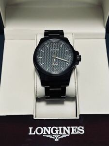 LONGINES CONQUEST V.H.P. ロンジン コンクエスト V.H.P.【L3.716.2.66.6】2024.3電池交換実施済 美品