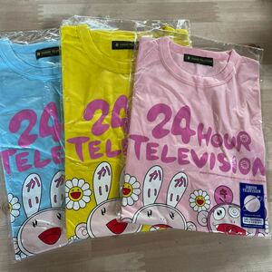 【未開封】チャリティーTシャツ 嵐 2008 24時間テレビ 村上隆 3点セット　X