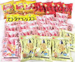 送料300円(税込)■ks638■◎菓子(えびのスナック・スコーン 等) 6種 41点【シンオク】