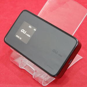 au Wi-Fi WALKER DATA08W HWD08 au 3G WiMAX ブラック【ジャンク・通信サービス終了】NO.220427001