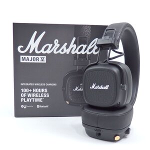 【中古】 マーシャル Marshall ワイヤレスヘッドホン MAJOR V MAJOR5BLACK ブラック Bluetooth