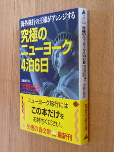 ★即決★美本★『究極のニューヨーク４泊６日　海外旅行の王様がアレンジする』河野比呂★地図つき★送料何冊でも200円