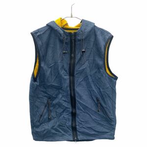 GAP フリース ベスト Sサイズ ギャップ ポリエステル オールドギャップ ネイビー 系 古着卸 アメリカ仕入 t2410-3358