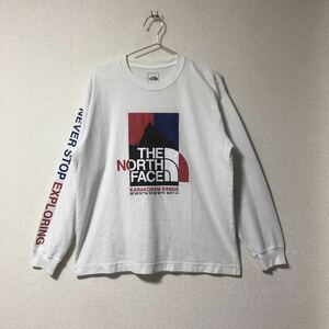 THE NORTH FACE ノースフェイス 長袖Tシャツ ビッグロゴ Mサイズ