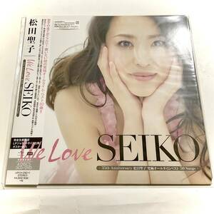 未使用　松田聖子　We Love SEIKO　限定LPジャケットサイズ仕様/3CD＋DVD/ポスター　　　W217　　