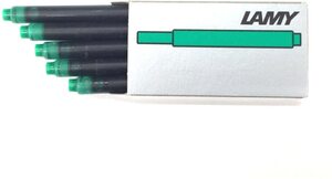 LAMY ラミー 20箱セット　カートリッジインク 1箱5本入　グリーン LT10GR 正規輸入品 LAMY 2000 以外全てのラミー製万年筆に適合