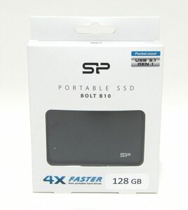 1D582□■シリコンパワージャパン ポータブルSSD Bolt B10 128GB■□【ニューポーン】