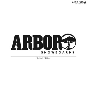 【ARBOR】アーバー★05★ダイカットステッカー★切抜きステッカー★10.0インチ★25.4cm