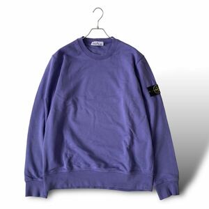 STONE ISLAND ストーンアイランド トレーナー　スウェット 24SS ワッペン付き XLサイズ プルオーバー コットン 紫 d28