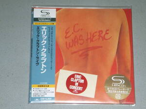 USED★紙ジャケ(SHM-CD)★ミニステッカー付★エリック・クラプトン・ライヴ