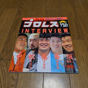 週刊プロレスNo482/1992年/高田延彦/齋藤彰俊/ルチャ・リブレ/工藤めぐみ/松永光弘/マードック/下田美馬/吉田万里子