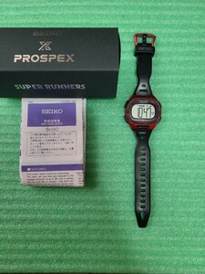 【極美品】 SEIKO セイコー PROSPEX プロスペックス スーパーランナーズ 腕時計 ソーラー 電波時計 デジタル 多機能 マラソン スポーツ