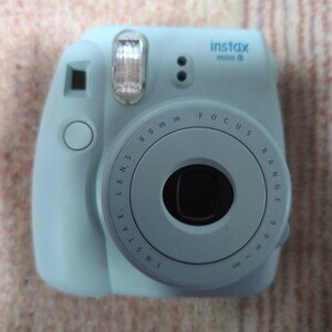 FUJIFILM チェキ instax mini8 ブルー インスタントカメラ ポラロイドカメラ