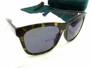 ■新品■未使用■ GUCCI グッチ GG0057SK 004 サングラス メガネ 眼鏡 メンズ レディース ブラウン系×ネイビー系 AG4059アZ