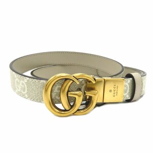 グッチ GGスプリーム ベルト ブランドオフ GUCCI PVCコーティングキャンバス ベルト GGスプリームキャンバス レディース